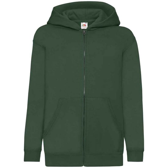 Fruit of the Loom - Sweatshirt, mit Kapuze für Kinder (Flaschengrün) - Image 2