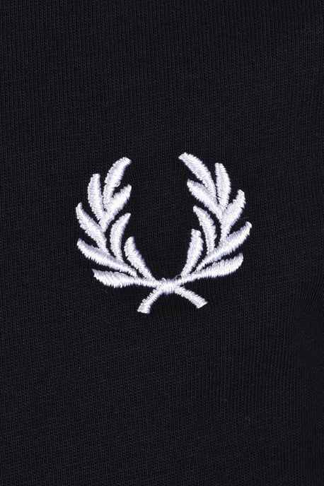 T-shirt col ras du cou Fred Perry Pour Homme en Noir - Image 2