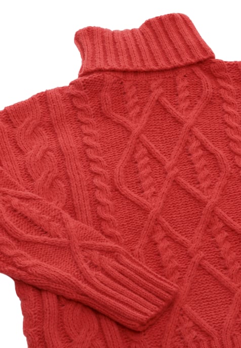 Mymo Rollkragenpullover Damen koralle - Image 3