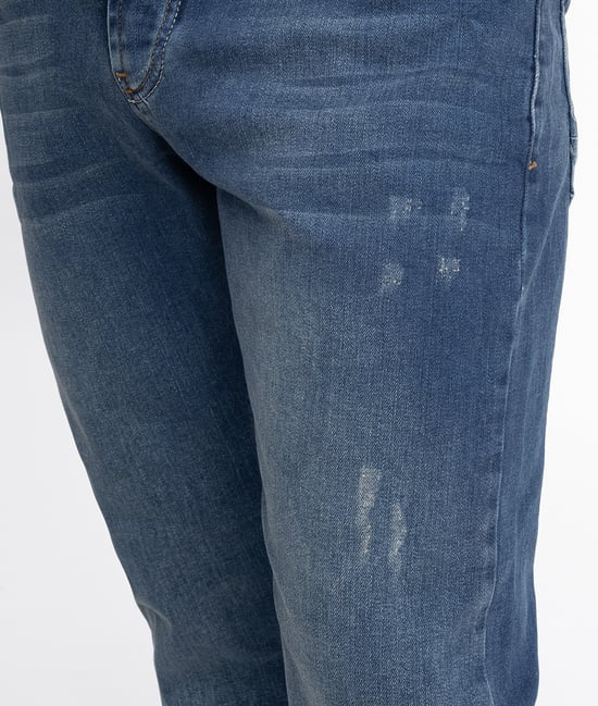 Rock Creek Jeans Straight Cut Blau