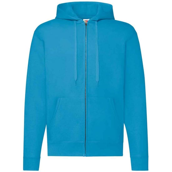 Fruit of the Loom - "Classic" Kapuzenpullover, Mit Reißverschluss für Herren (Azurblau) - Image 1