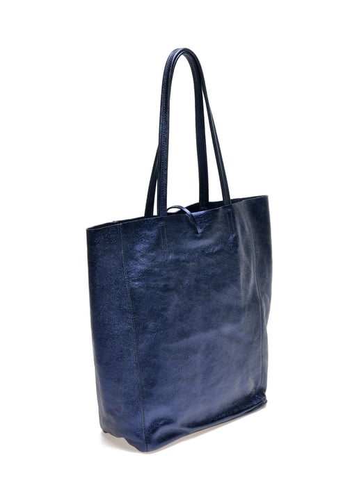 Carla Ferreri SS22 CF 8069 Bleu Cuir de vachette Sac - Image 2