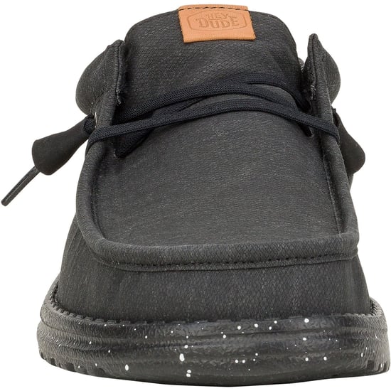 HEYDUDE Wally Elevated Basics Canvas Herren Schwarz Bootsschuhe - Image 5