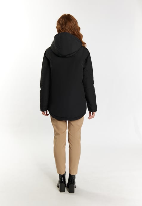 Dreimaster Arctic Winterjacke Damen schwarz - Image 4