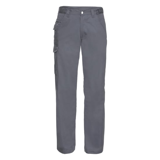 Russell Workwear Polycotton Twill Hose für Männer, Standard Beinlänge (Grau) - Image 1