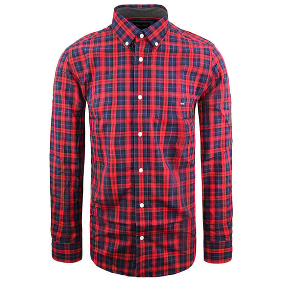 Eden Park Regular Herren-Oxfordhemd in Rot - Image 1