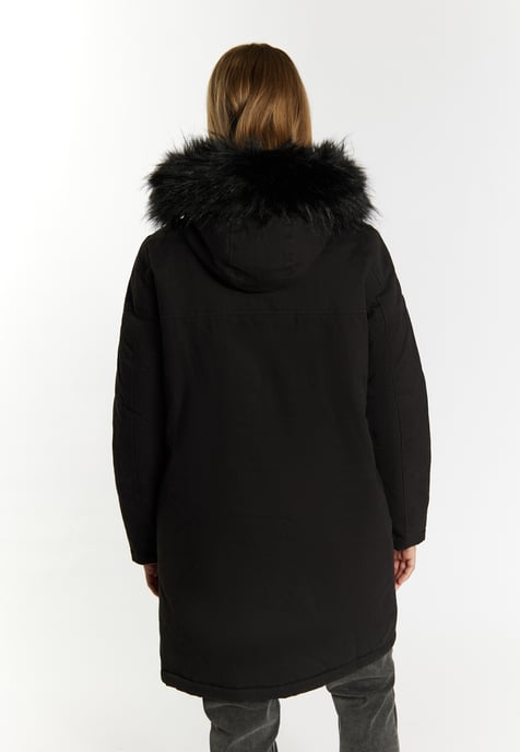 Dreimaster Winterparka Damen Schwarz - Image 4