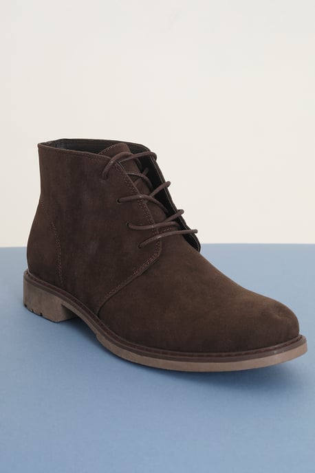 'Oak' Faux Suede Lace Up Desert Boot