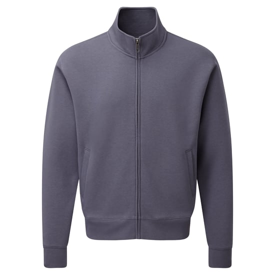Russell Mens Authentic Full Zip Jacke (Convoy Grau) - Image 1