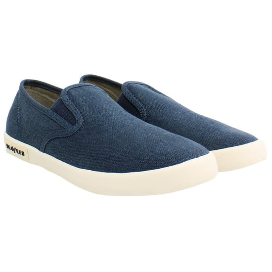 Seavees Baja Standard Damen Blaue Plimsolls - Image 2