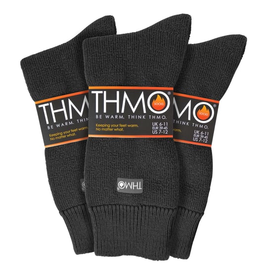 THMO - 3er Pack Multipack Herren dicke warme Wintersocken mit Comfort Top - Image 1