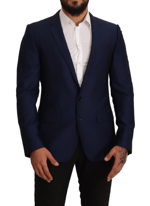 Neue marineblaue Slim-Fit-Jacke - Image 3