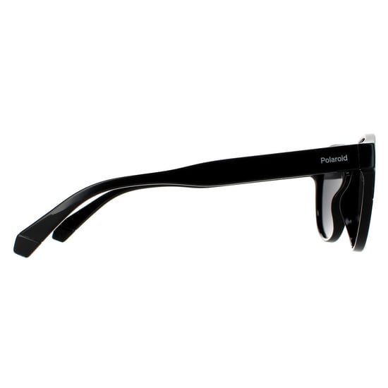 Polaroid Runde Unisex Schwarz Grau Polarisierte Sonnenbrille - Image 4