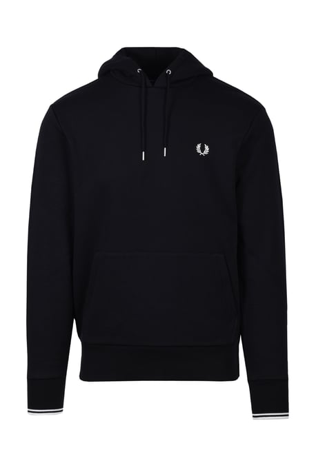 Sweat à Capuche Fred Perry Pour Homme en Noir - Image 1