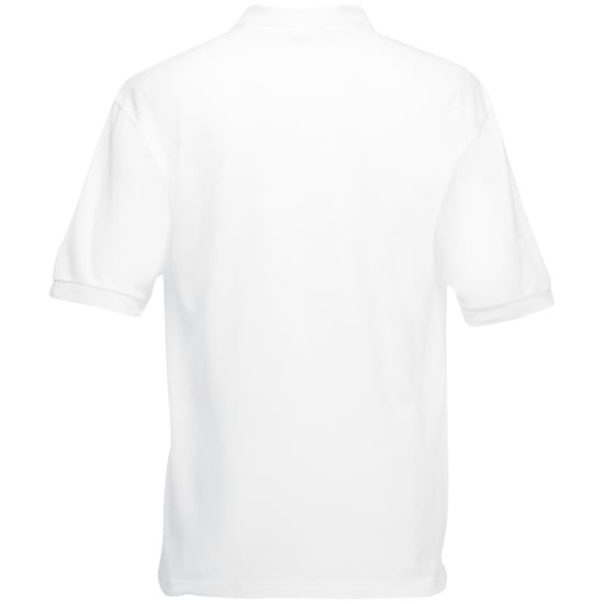 Fruit of the Loom - Poloshirt für Kinder kurzärmlig (Weiß) - Image 2