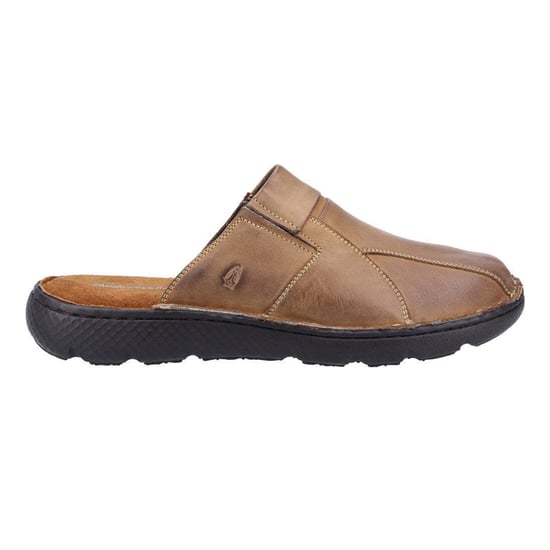 Hush Puppies Herren Carson Leder Pantoletten (Olive) - Image 2