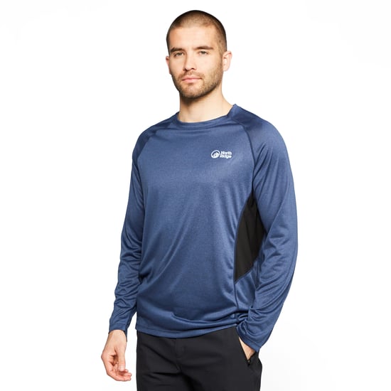 North Ridge Men's Resistance Long Sleeve Moisture Wicking Baselayer Shirt