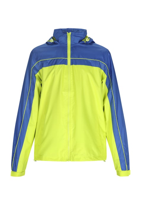 Mo Jacke Herren Limette Königsblau - Image 1