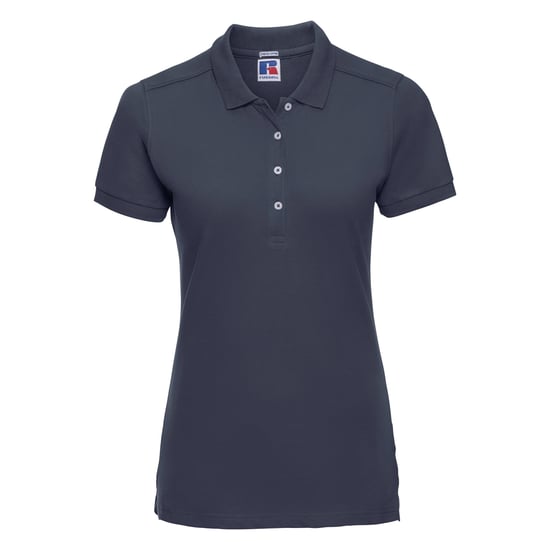 Russell Womens/Ladies Stretch Short Sleeve Polo Shirt (French Navy)