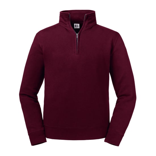 Russell Herren Authentic Quarter Zip Sweatshirt (Burgund) - Image 1