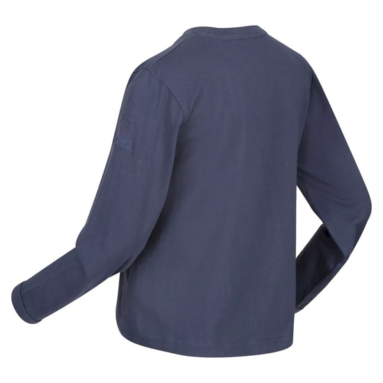 Regatta Childrens/Kids Wenbie III Landscape Langarm T-Shirt (Dark Denim) - Image 4