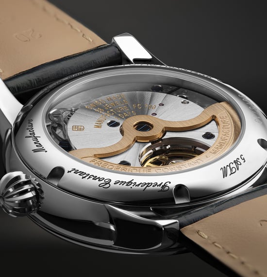 Frédérique Constant Classic Moonphase Blau Herren Armbanduhr FC-716S3H6 - Image 4