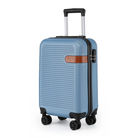 Hardshell Blue Navy Cabin Suitcase Set Robust ABS Lightweight Luggage Holiday Bag
