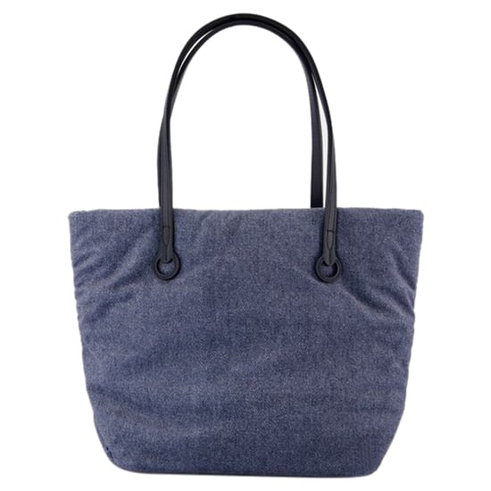 Kleine Puffy Anker Shopper Tasche - J.W. Anderson - Polyester - Blau - Image 3