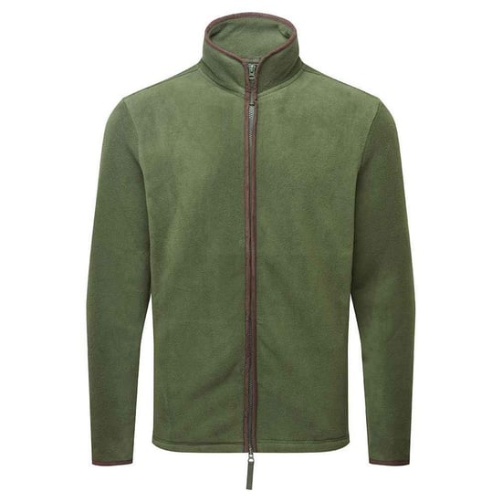 Premier Mens Artisan Fleece-Jacke (Moosgrün/Braun) - Image 1