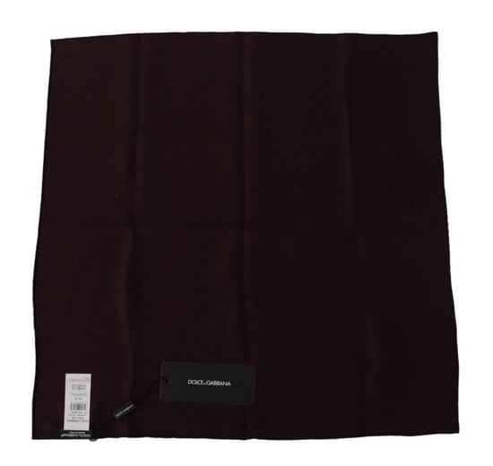 Dolce & Gabbana Braunes Seidengemisch Quadratisches Tuch Herren-Schal - Image 2