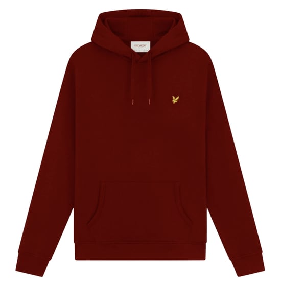 Roter Gala-Pullover-Hoodie mit Lyle & Scott-Logo - Image 1