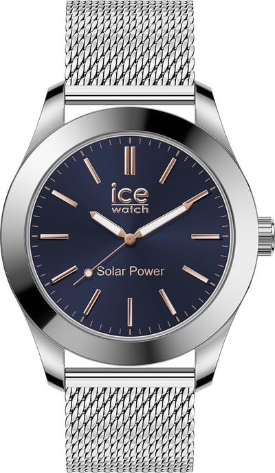 Ice Watch Ice Steel - Silber Dunkelblau Herren Silber Uhr 023794 - Image 1