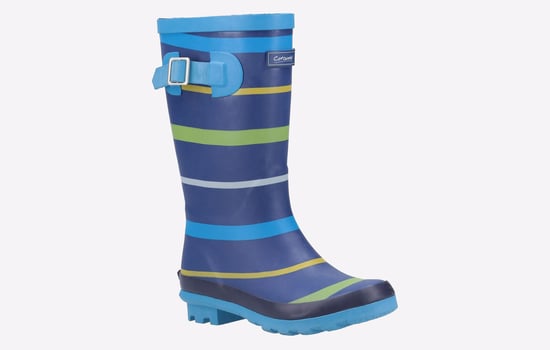Cotswold Streifen Wellington Kinder Gummistiefel - Image 2