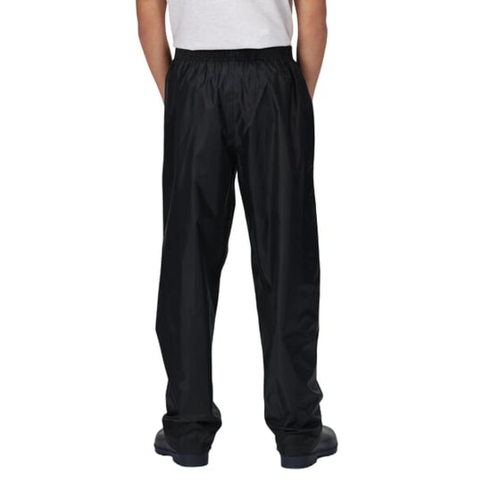 Regatta Childrens/Kids Stormbreak Waterproof Over Trousers (Black)