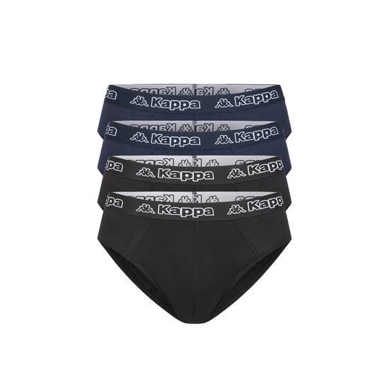 Kappa 4-Pack Slip in Black/Blue