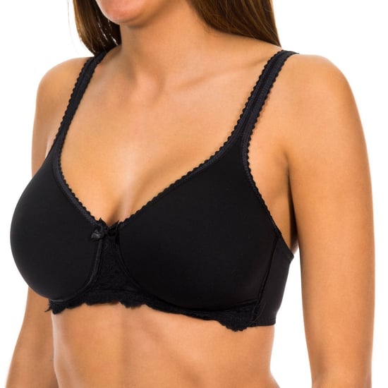 Women's non-wired bra with cups P04MW