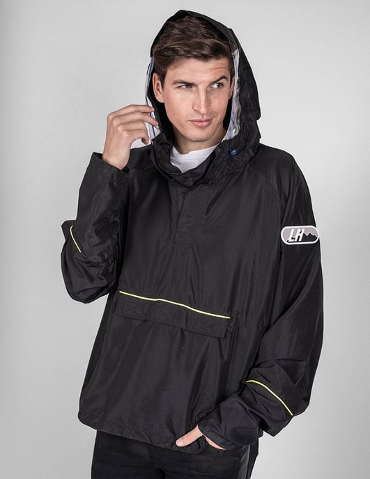 Les Hommes Jacke K Way Herren schwarz - Image 3