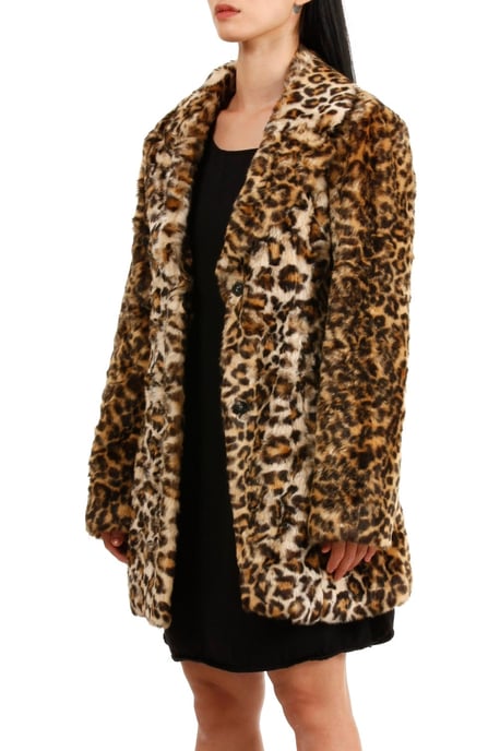 19V69 Italia Womens Jacket Multicolor Will Animal Print