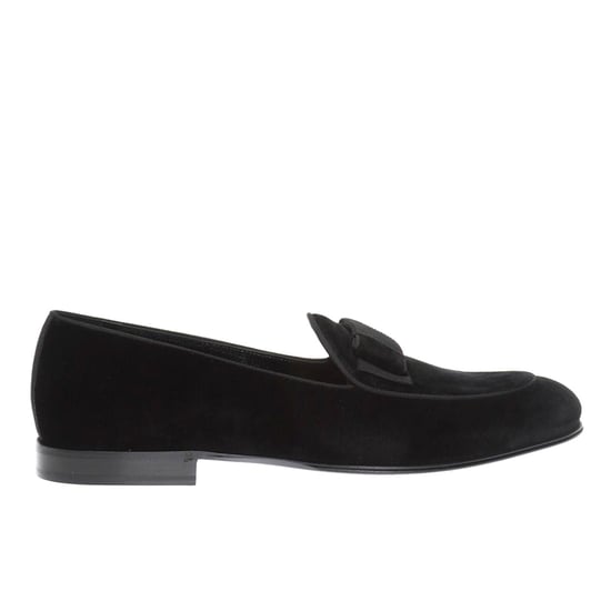 Dolce & Gabbana Gg Velvet Loafers