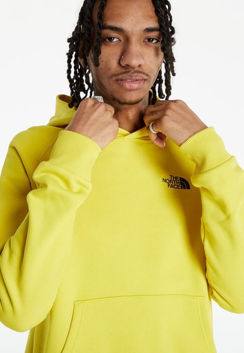 The North Face Mens Reglan Red Box Hoodie in gelb - Image 3