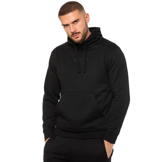 Enzo | Herren Pullover Hoodie - Schwarz - Image 1