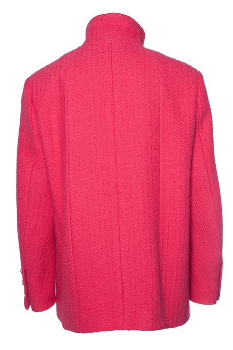 rosa Woll-Tweed-Blazer mit 4 Taschen - Image 4