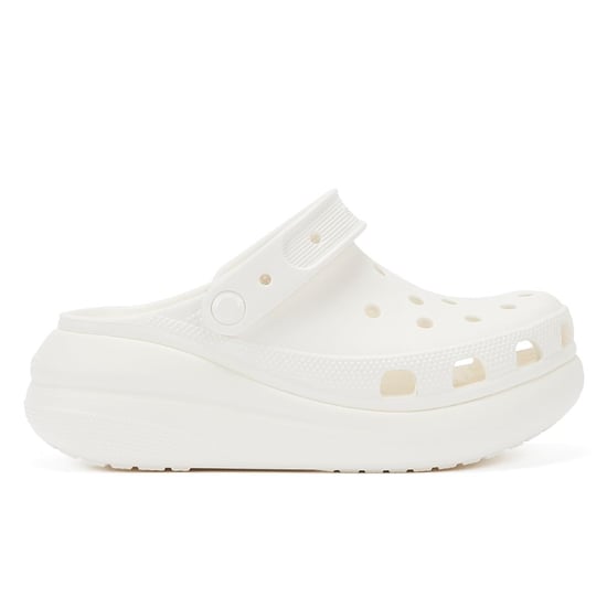 Crocs Classic Crush Clog Damen Weiß Sandalen - Image 4