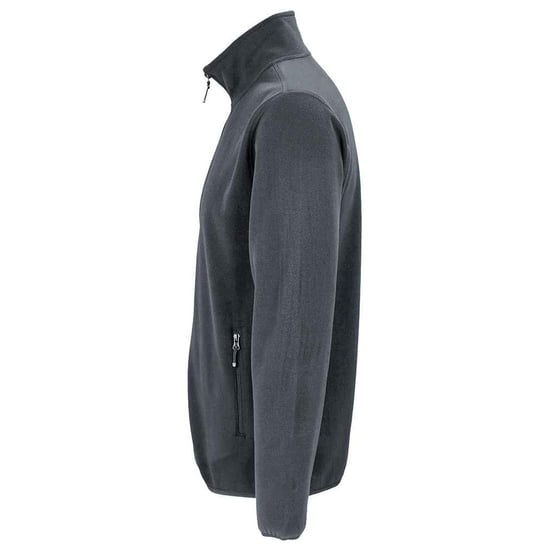 SOLS Mens Factor Recycled Fleece Jacke (Holzkohle) - Image 2