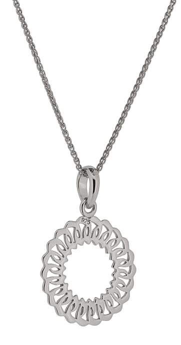 Orphelia 'Amada' Women's 925 Sterling Silver Chain with Pendant - Silver ZH-7075