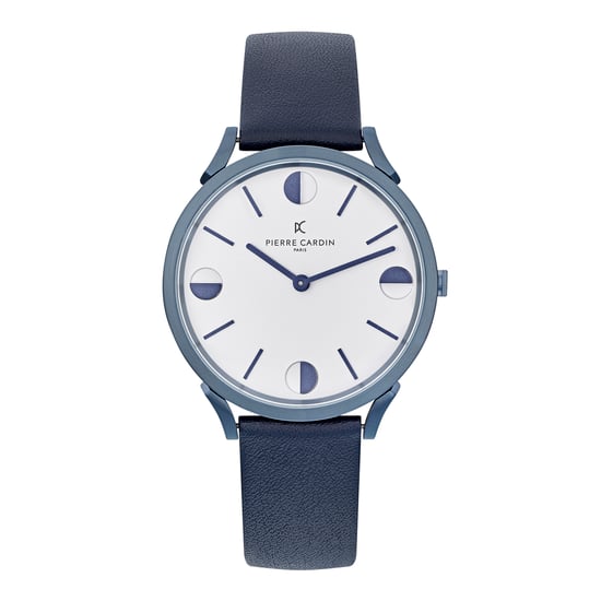 Pierre Cardin Pigalle Half Moon Unisex's Blue Watch CPI.2009