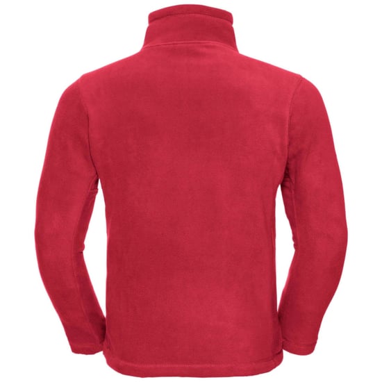 Russell Herren 1/4 Zip Outdoor Fleece Top (Klassisch Rot) - Image 2