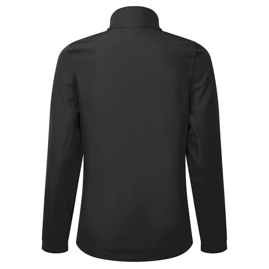 Premier Womens/Ladies Windchecker Recycled Printable Soft Shell Jacket (Black)