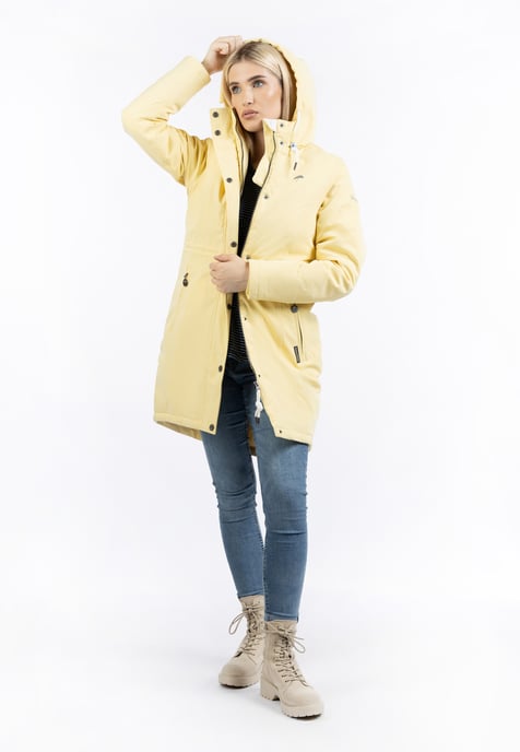 Schmuddelwedda Winterparka Damen Höllengelb - Image 2