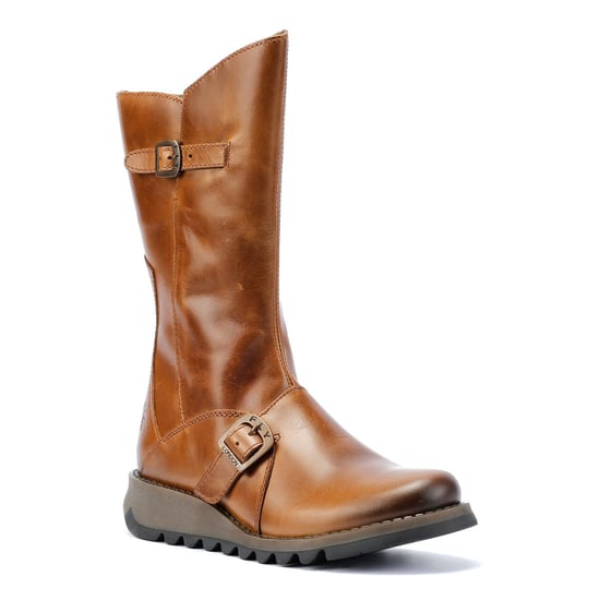 Fly London Mes 2 Damenstiefel Aus Braunem Leder - Image 2